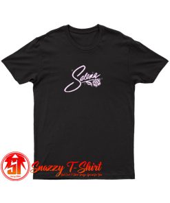 Selena font purple T Shirt