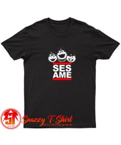 Sesame Street Characters DMC Parody T Shirt