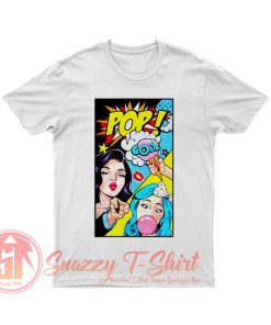 Sexy Pop Art Warhol Lichtenstein Comic Book T Shirt