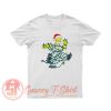 Simpsons Christmas Homer Simpson Tangled In A Garland T Shirt
