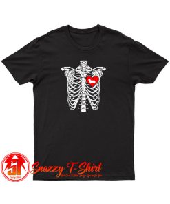 Skeleton Rib Cage Pembroke Welsh Corgi Dog T Shirt
