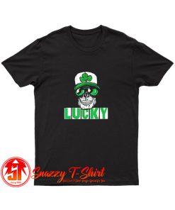 Skull Halloween Made to Match Jordan 13 Lucky Green T Shirt