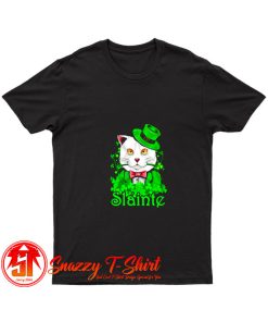 Slainte Irish Cat Cheers Good Health St Paddys Day T Shirt