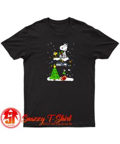 Snoopy Merry Christmas NFL Seahawks T Shirt
