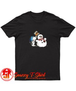 Snoopy Peanuts Snowman Christmas T Shirt
