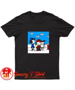 Snoopy PeanutsSanta Claus Christmas Cartoon T Shirt