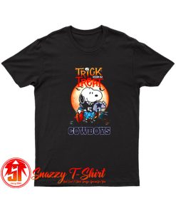 Snoopy Trick Or Treat Dallas Cowboys Halloween T Shirt