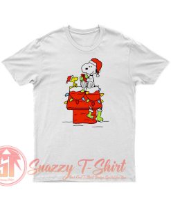 Snoopy and Woodstock Christmas T Shirt