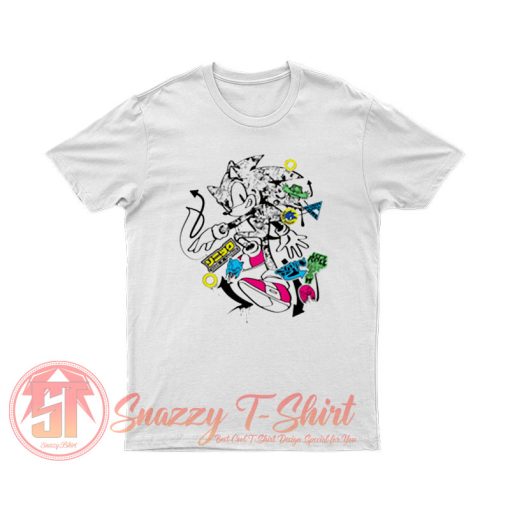 Sonic the Hedgehog Graffiti T Shirt