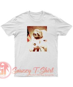 Space Sloth AStronaut T Shirt