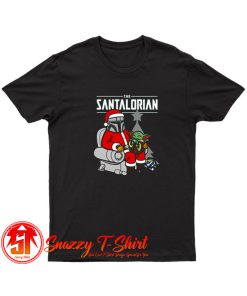 Star Christmas Baby Yoda Mandalorian T Shirt