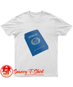 Star Trek Captains Log Pocket Notebook T Shirt