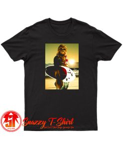 Star Wars Chewbacca Surfing Funny Cool T Shirt