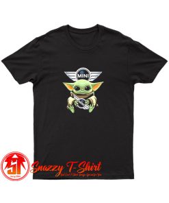 Star Wars Yoda Hugs Mini Cooper Car Logo 2020 T Shirt