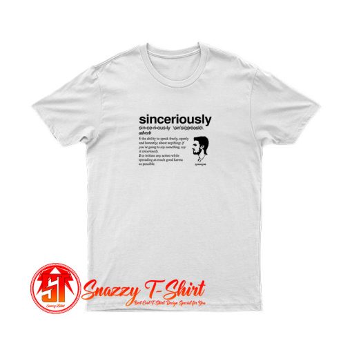 Stephen Amell Sinceriously Meaning T Shirt