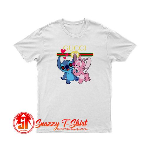 Stitch Angel Kiss Gucci T Shirt