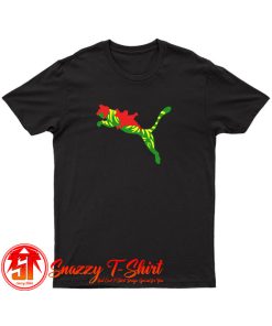 Striped Battle Puma T Shirt