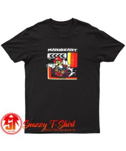 Super Mario Kart Checkered T Shirt