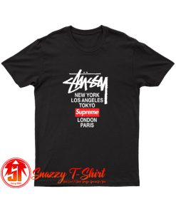Supreme x Stussy Collab T Shirt