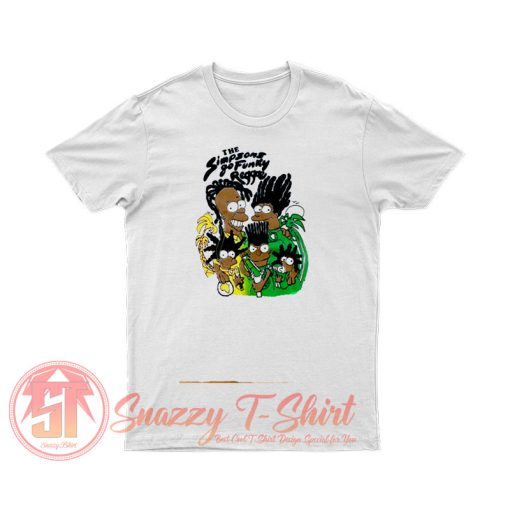 THE SIMPSONS GO FUNKY REGGAE T Shirt