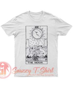 Tarot Karte Card Okkult Occult Esoterik Wahrsagen Fortune Telling Moon Mond T Shirt