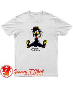 The Cat Operation Desert Storm Cartoon T Shirt