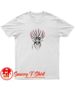 The Deer God sumi e T Shirt