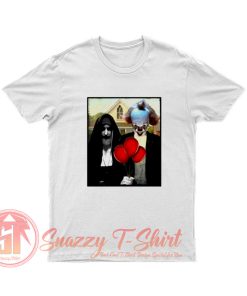 The Nun Valak And Pennywise Horror Mashup T Shirt
