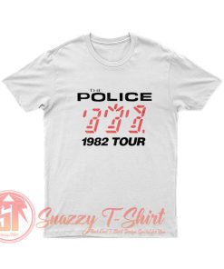 The Police 1982 Tour Vintage Unisex T Shirt