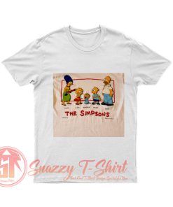The Simpsons Family Mom Lisa maggie Bart Dad T Shirt
