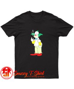 The Simpsons Krusty Clown Smoking T Shirt