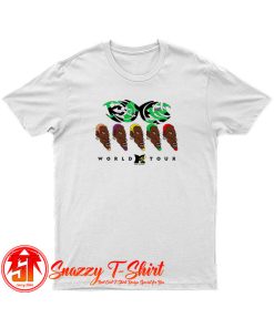 Thrashed 90s Dennis Rodman MTV World Tour T Shirt