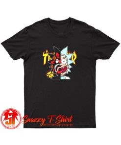 Thrasher Bape Rick Morty T Shirt