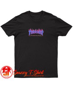 Thrasher Blue Flame T Shirt