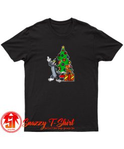 Tom And Jerry Playing Around Christmas T Shirt