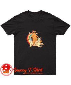 Trippy Space Cat T Shirt