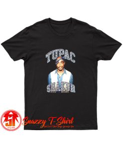 Tupac Shakur Glitter T Shirt