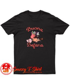 Vintage Buona Befana Italian Christmas T Shirt