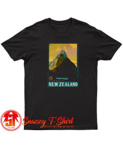 Vintage New Zealand Mitre Peak Mountain T Shirt