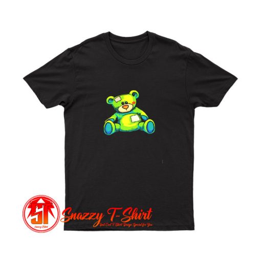 Vintage Torn Colorful Teddy Bear T Shirt
