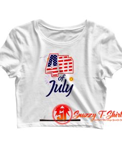 4Th Of July Crop Top Shirt