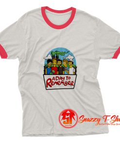 A Day To Remember Mens Simpsons Ringer Tee