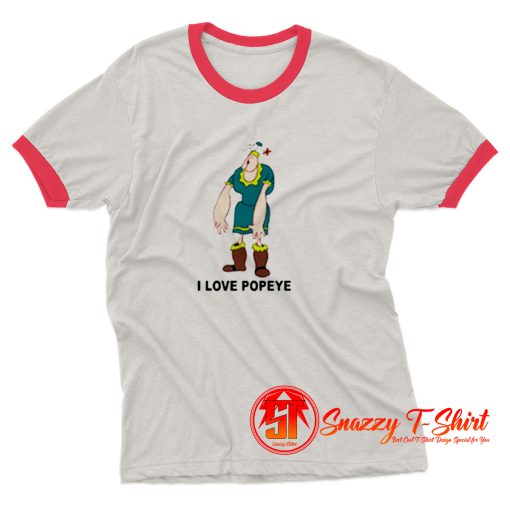 ALICE THE GOON I LOVE POPEYE Ringer Tee