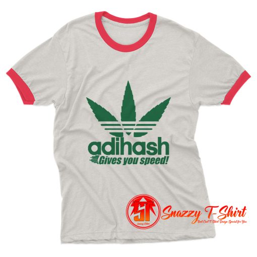 Adihash Gives you speed Ringer Tee