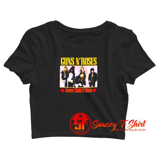 Album Guns N Roses Sweet Child O Mine Crop Top Shirt