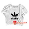 Alcohol Parody Crop Top Shirt