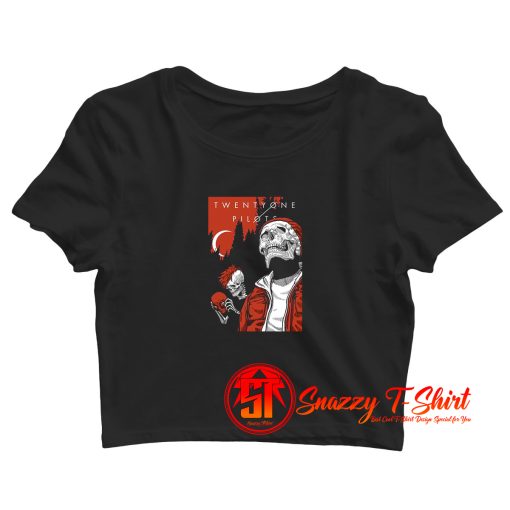 Alien And Skull Twenty One Pilots Crop Top Shirt