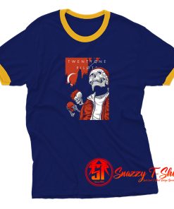 Alien And Skull Twenty One Pilots Ringer Tee
