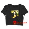 Alien monalisa Crop Top Shirt