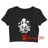 Alien space galaxyNot Alone Crop Top Shirt